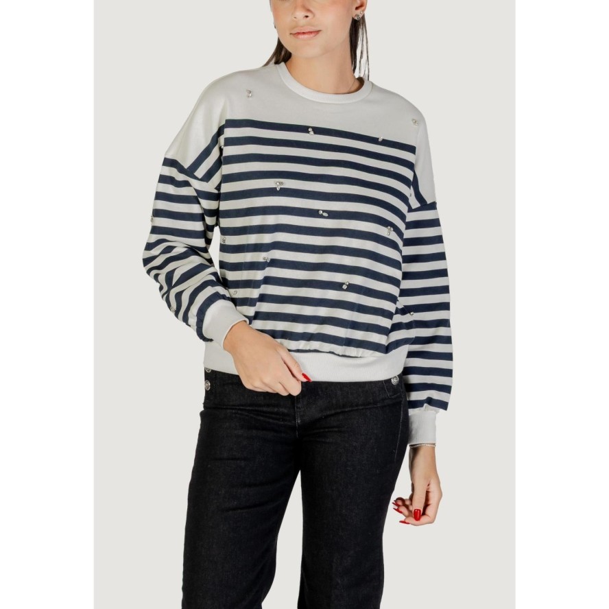 Bluza Kobieta ONLY ONLADELE L/S O-NECK STRIPE SWT