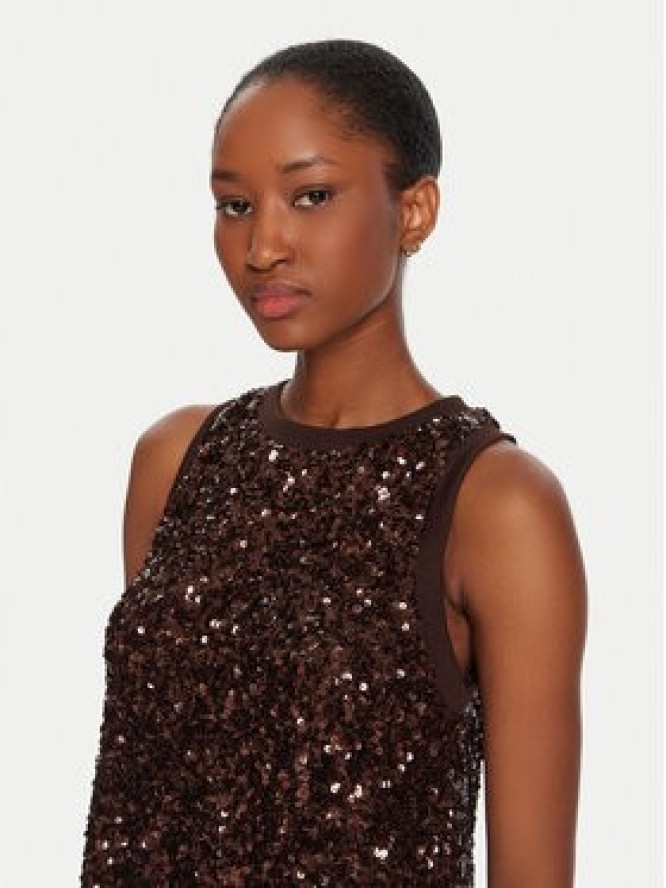 Marella Top Filly 2523946051 Brązowy Slim Fit