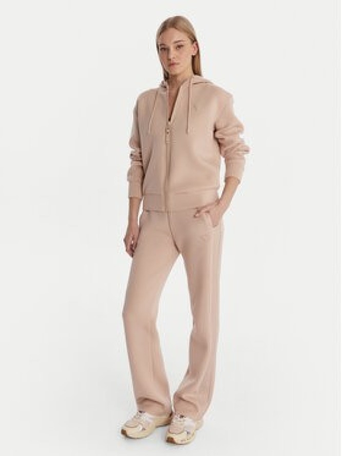 Guess Bluza V3RQ11 K7UW2 Beżowy Regular Fit