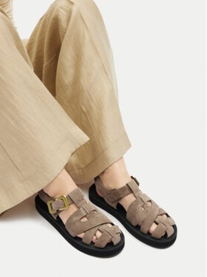 Gino Rossi Sandały LOCK-CS882-HM-01 Brązowy