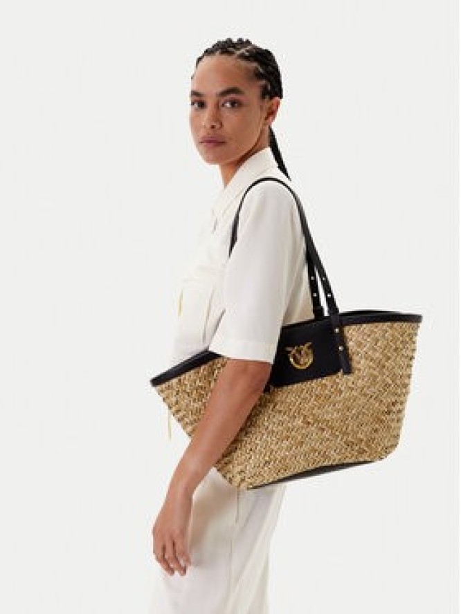 PINKO Torebka Love Summer Basket PE 25 PLTT 103324 A1RL Beżowy
