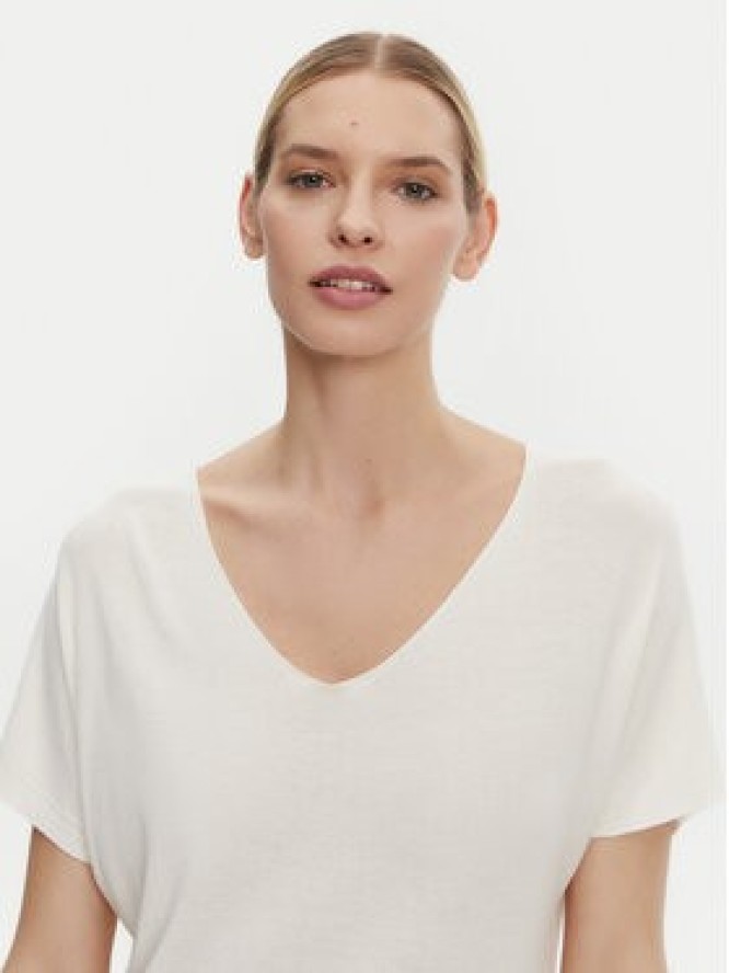 Kontatto Bluzka 3M0514C Écru Regular Fit