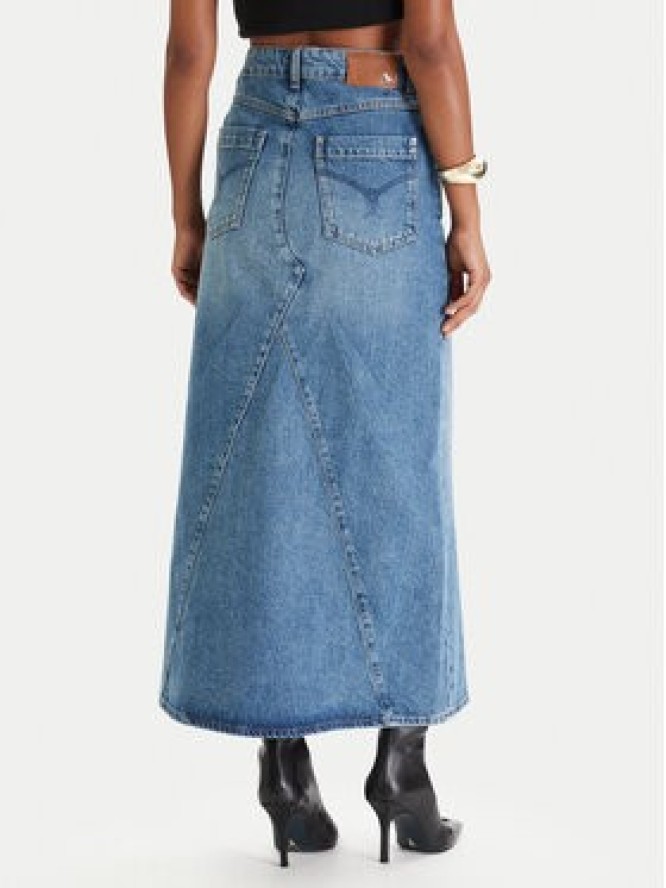 Patrizia Pepe Spódnica jeansowa 8G0521/D1WZB-CB02 Niebieski Regular Fit