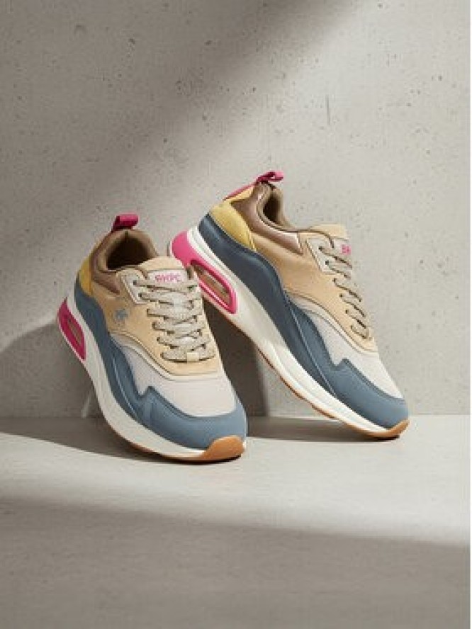 Beverly Hills Polo Club Sneakersy EO-L240061 Beżowy