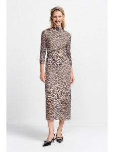 Rich & Royal Sukienka w kolorze beżowo-brązowym rozmiar: L