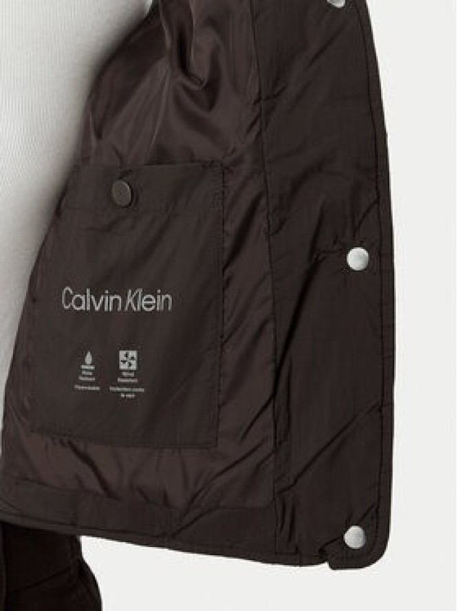 Calvin Klein Jeans Kurtka przejściowa LV047G509G Brązowy ciemny Regular Fit