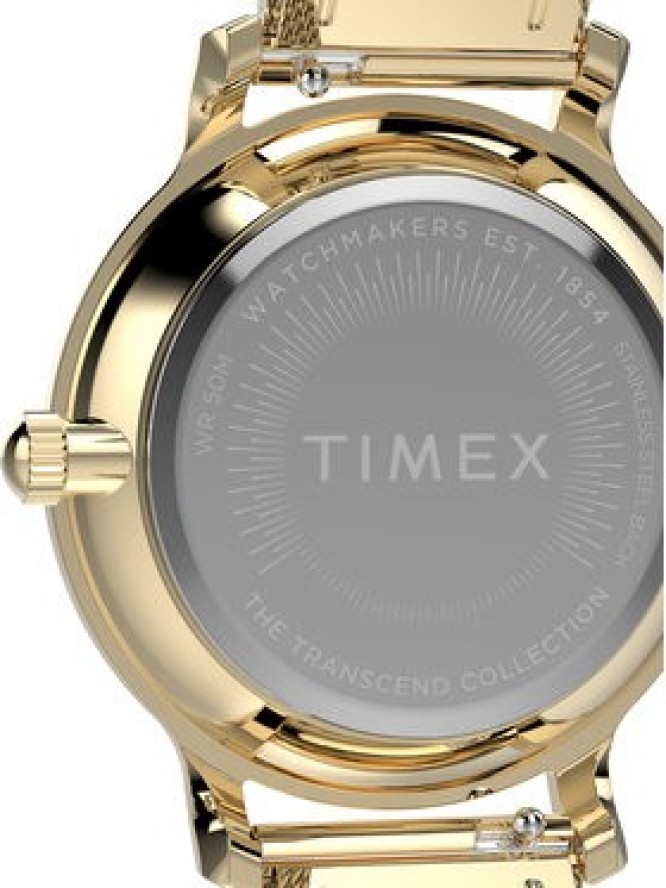 Timex Zegarek Transcend TW2Y26400 Złoty