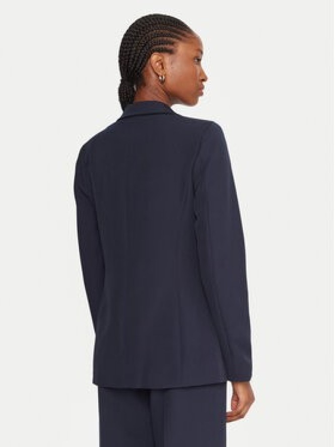 Maryley Marynarka 25IB187/M06/43BL Granatowy Regular Fit