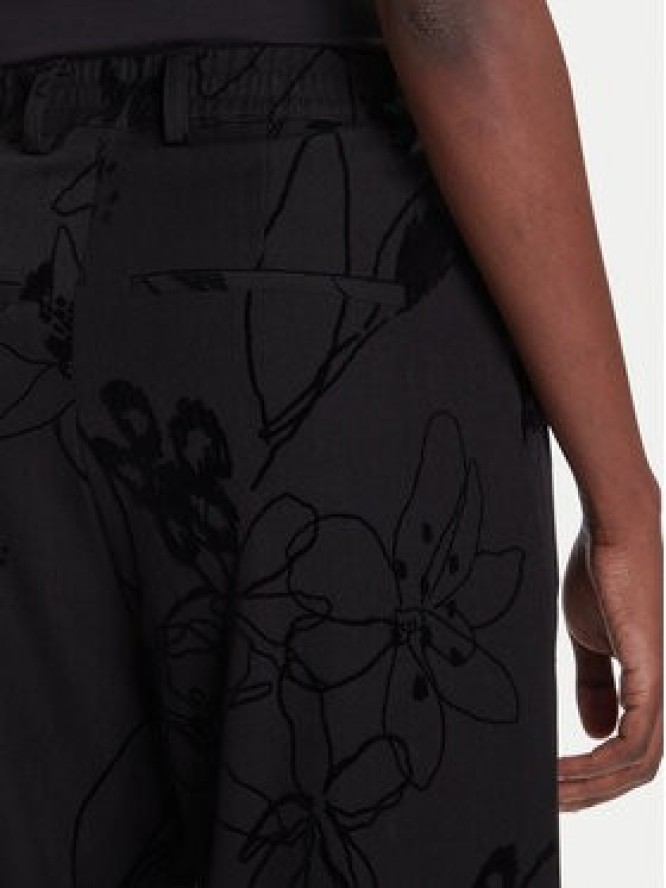 Desigual Spodnie materiałowe Flock 25WWPW05 Czarny Regular Fit