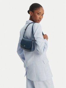 Calvin Klein Torebka Ck Flap Camera Bag LV04F3421G Granatowy