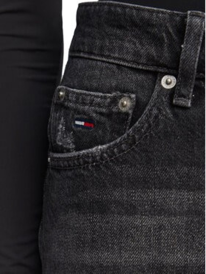 Tommy Jeans Spódnica jeansowa DW0DW22715 Czarny Mom Fit