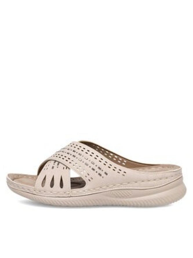 Clara Barson Klapki WYL05010-08 Beżowy