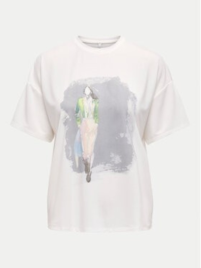 ONLY T-Shirt Melina 15342876 Biały Regular Fit