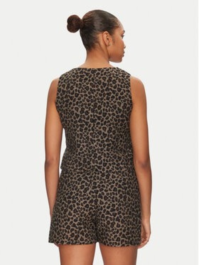 Morgan Kamizelka 251-CBILI.F Brązowy Slim Fit