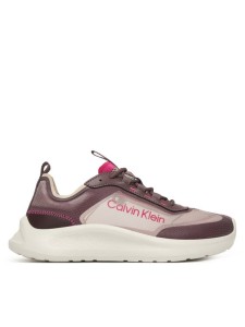 Calvin Klein Sneakersy Light Eva Run Lup Transp Ripst HW0HW02998 Różowy