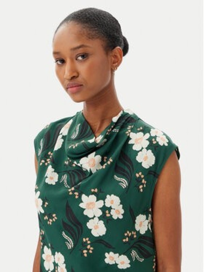 French Connection Bluzka 72YBJ 30 Zielony Regular Fit