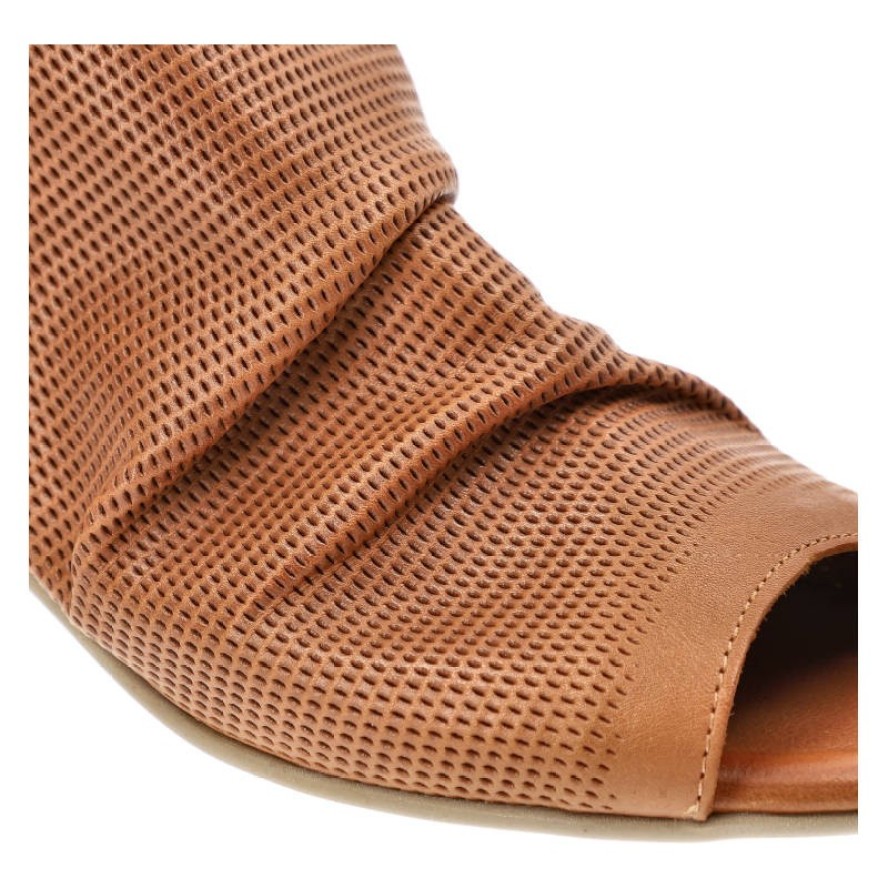 Brązowe Sandały Venezia Stylowe Buty Damskie