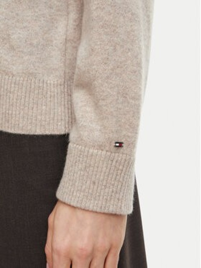 Tommy Hilfiger Sweter WW0WW51459 Beżowy Regular Fit