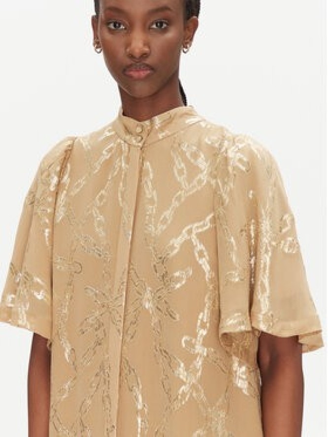 Bruuns Bazaar Sukienka koszulowa Philly BBW4552 Beżowy Loose Fit