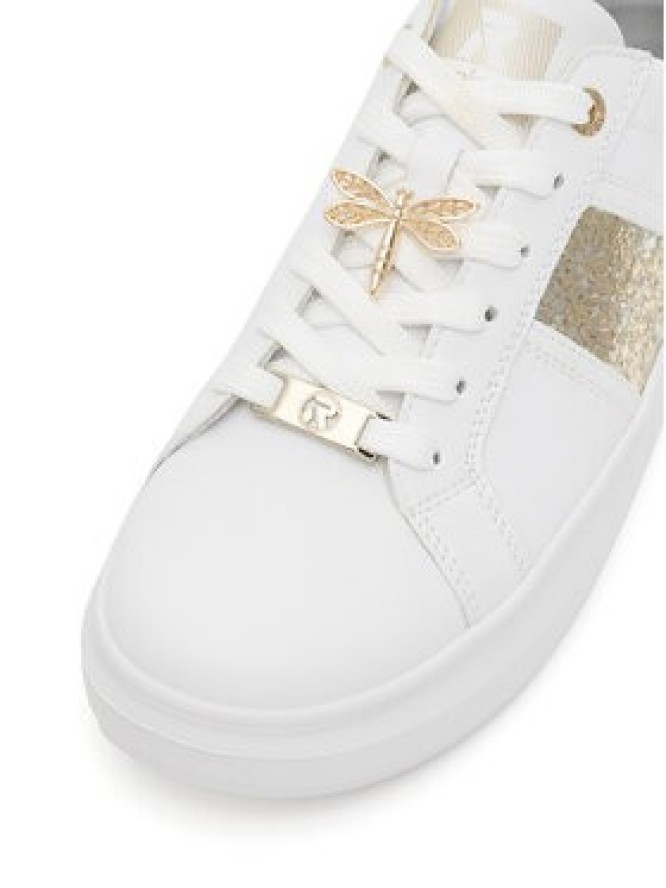 Rieker Revolution Lifestyle Sneakersy W1202-82 Biały