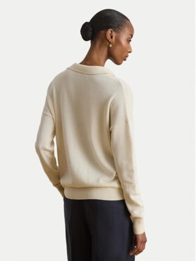 LAUREN RALPH LAUREN Sweter 200P14056001 Kremowy Regular Fit