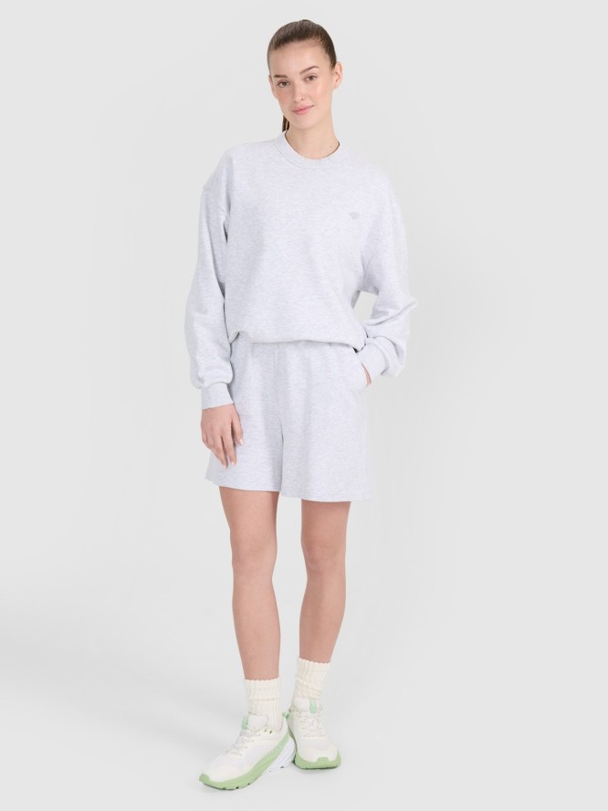 4F Bluza dresowa nierozpinana bez kaptura uniseks - szara XL