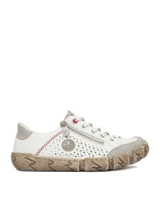 Rieker Półbuty L0355-80 Biały