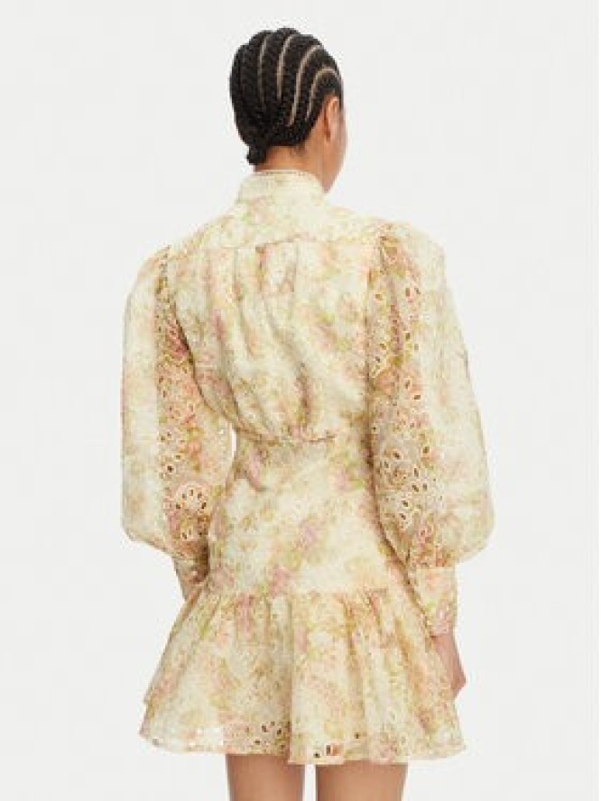 Bardot Sukienka koktajlowa 58421DB3 Beżowy Regular Fit