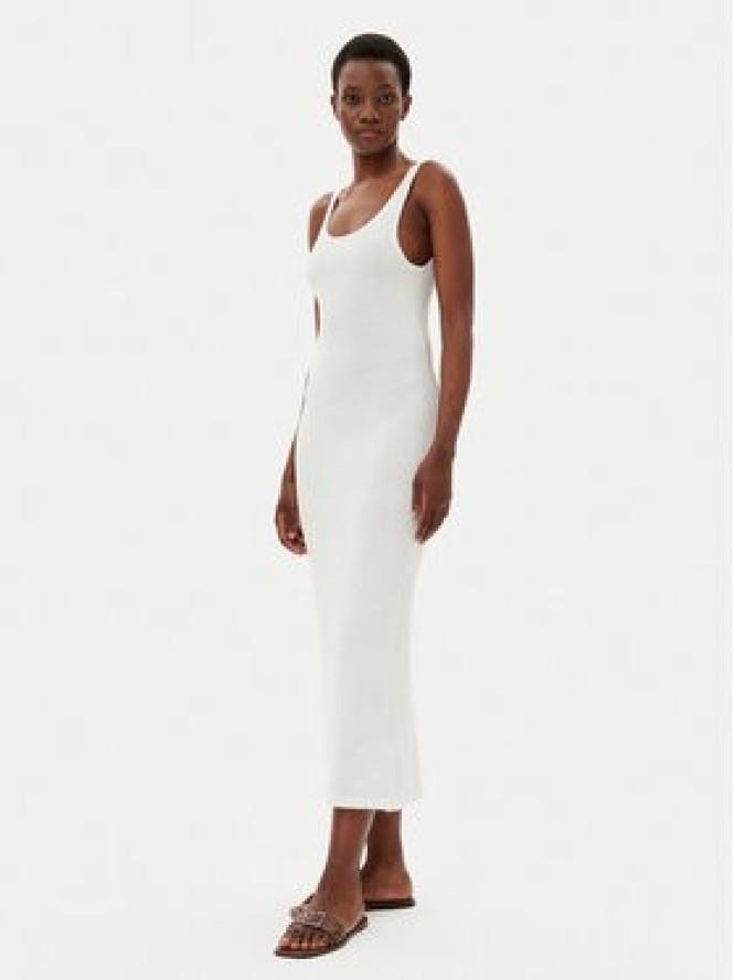 Calvin Klein Jeans Sukienka letnia J20J225284 Biały Slim Fit