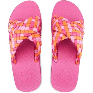 Klapki basenowe damskie Flip Flop Wedgy Cross