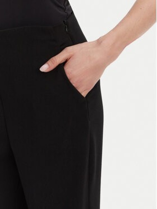 ACCESS FASHION Spodnie palazzo 53-5136-117 Czarny Regular Fit