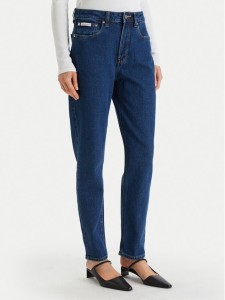Calvin Klein Jeans Jeansy LV047F492G Niebieski Mom Fit