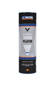 Lotki nylonowe do badmintona Victor 3000 - szybkie żółte