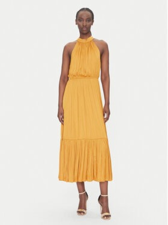 Morgan Sukienka koktajlowa 222-RAMAGE Żółty Regular Fit