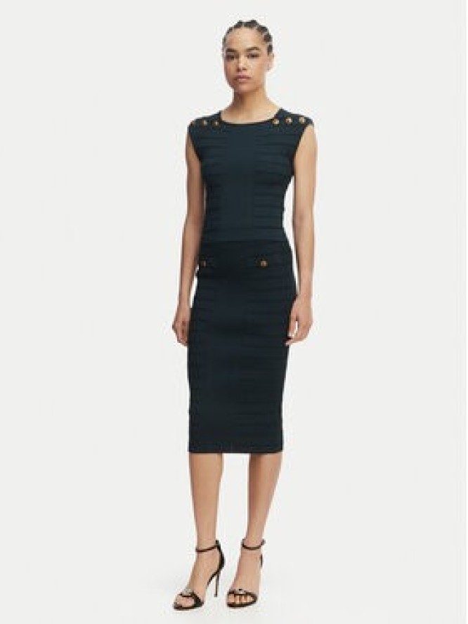 Guess Bluzka W5YR12 Z0130 Zielony Regular Fit