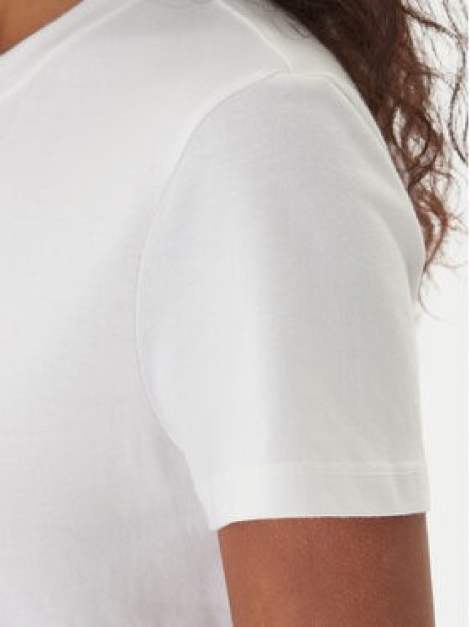 Tommy Jeans T-Shirt Flag DW0DW22562 Écru Regular Fit