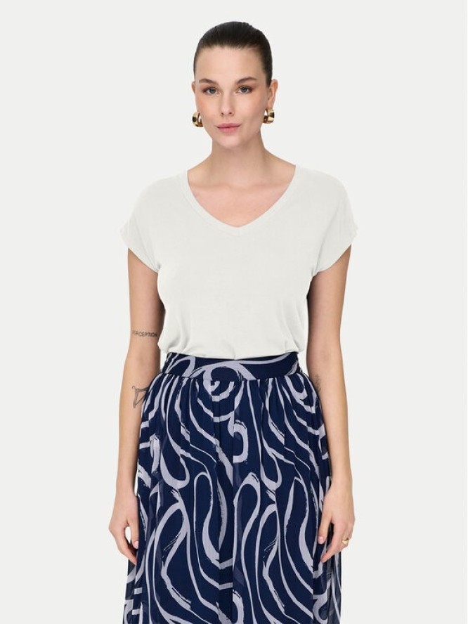 ONLY T-Shirt Rilla 15315776 Biały Regular Fit