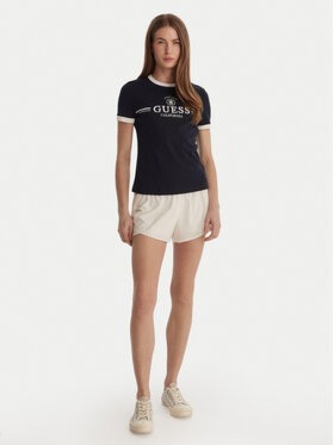 Guess T-Shirt V6GI08 K2975 Granatowy Regular Fit