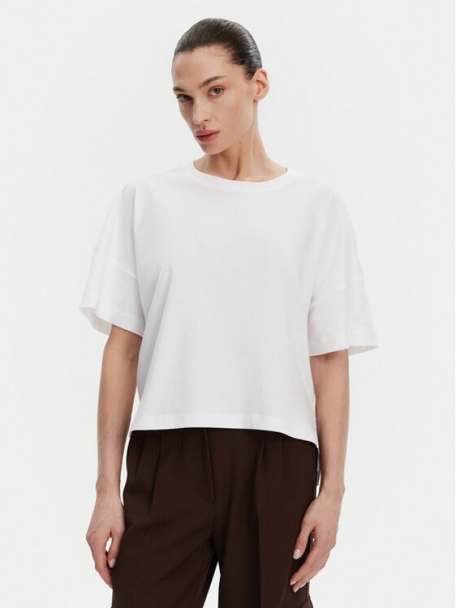 French Connection T-Shirt 76BZA Biały Relaxed Fit