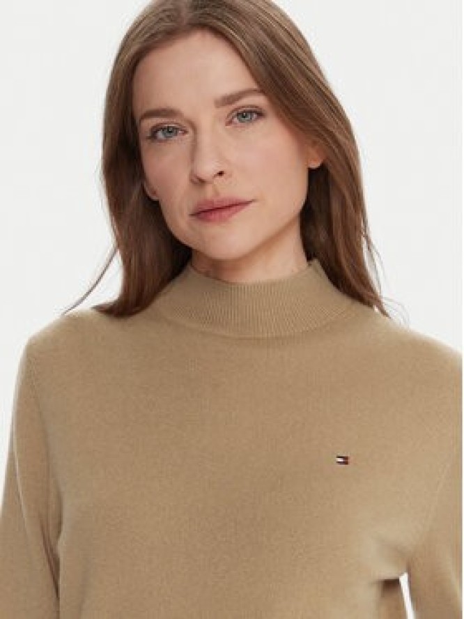 Tommy Hilfiger Sweter WW0WW47468 Beżowy Regular Fit