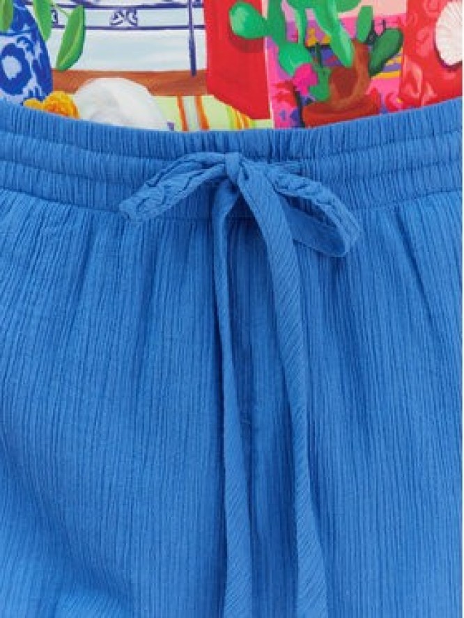 Seafolly Szorty materiałowe Crinkle 55429-SH Niebieski Regular Fit