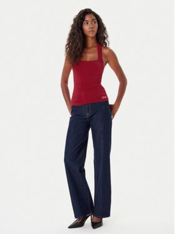 Guess Top W5YP28 KACM2 Czerwony Regular Fit