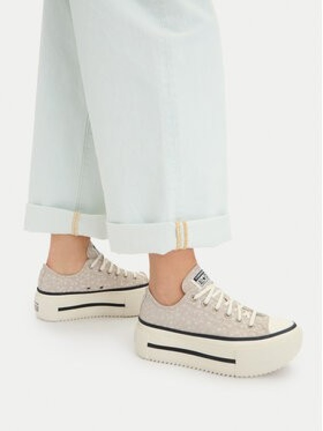 Converse Trampki Chuck Taylor All Star Lift Double Stack Platform Deer A17884C Beżowy