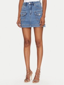 MET Spódnica jeansowa M10 182GN Niebieski Regular Fit