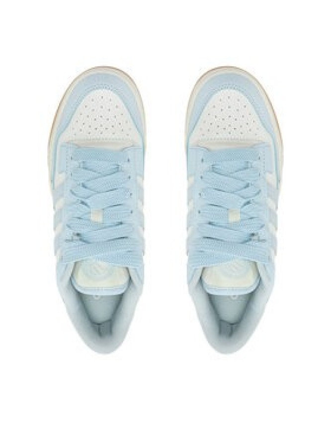 adidas Buty do koszykówki Rapid Court Low JR3163 Błękitny