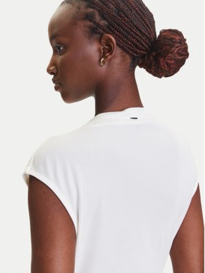 BOSS Bluzka Elamma 50541896 Biały Slim Fit