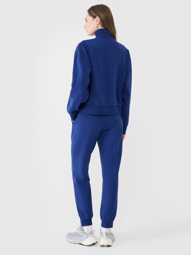 4F Spodnie dresowe joggery damskie - granatowe M