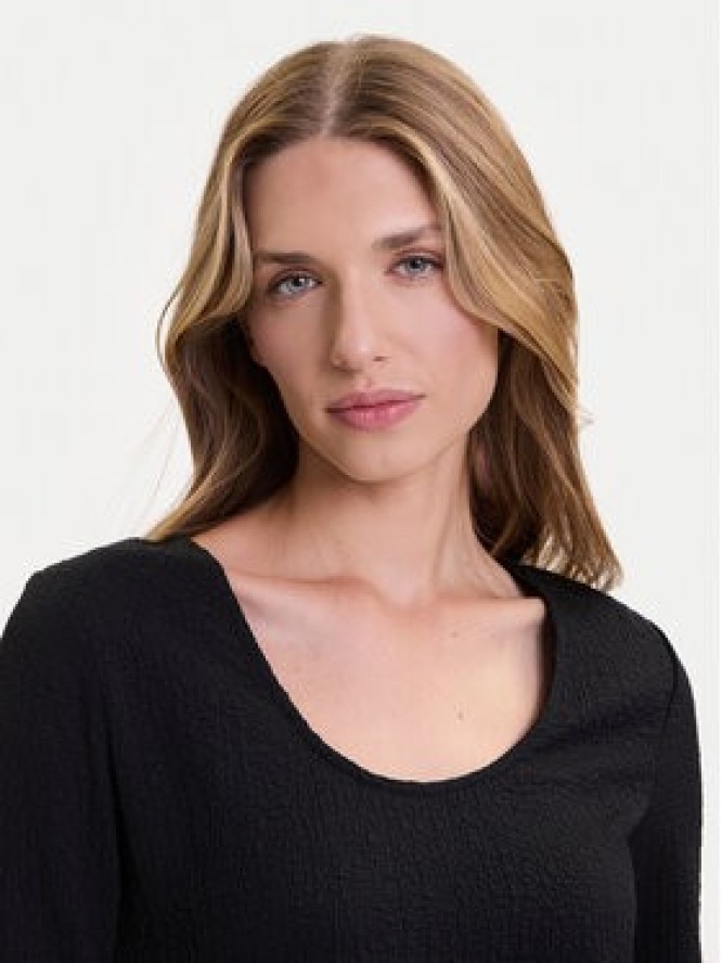 Vero Moda Bluzka Cille 10334657 Czarny Slim Fit