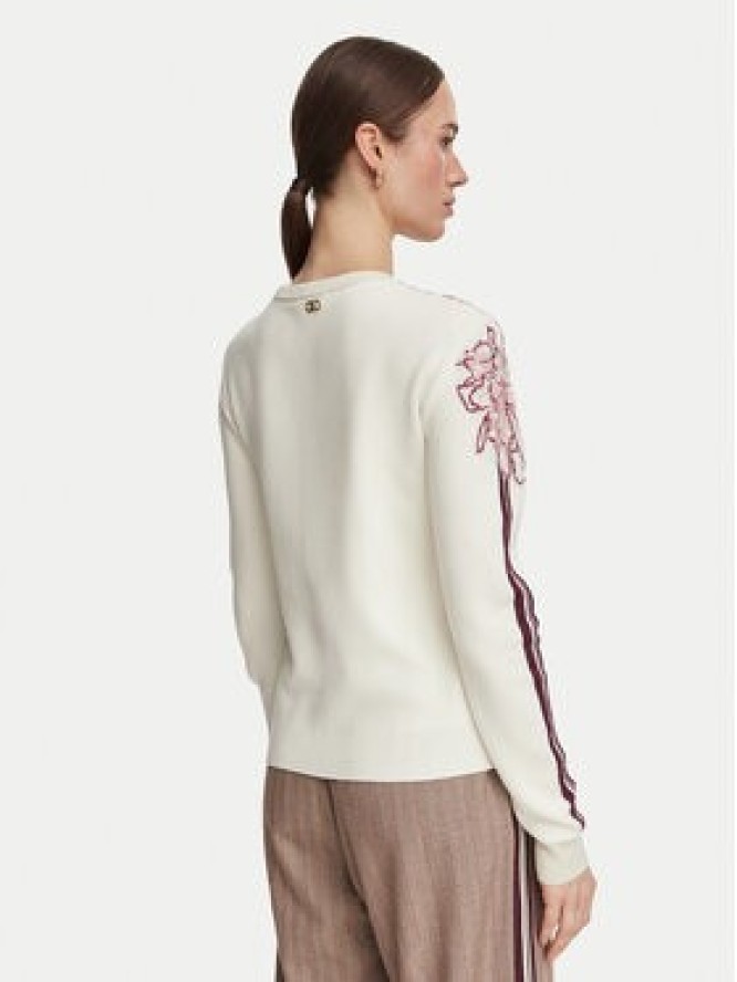 Liu Jo Sport Sweter TF6094 MS49I Kremowy Regular Fit
