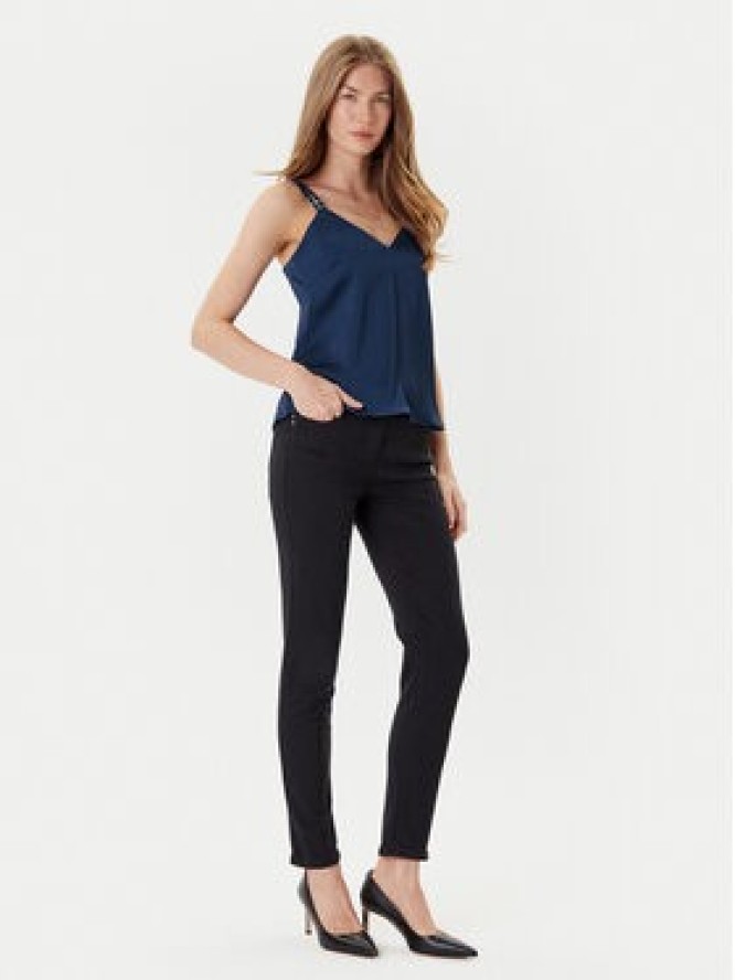 Morgan Top 242-OLAFI Niebieski Slim Fit